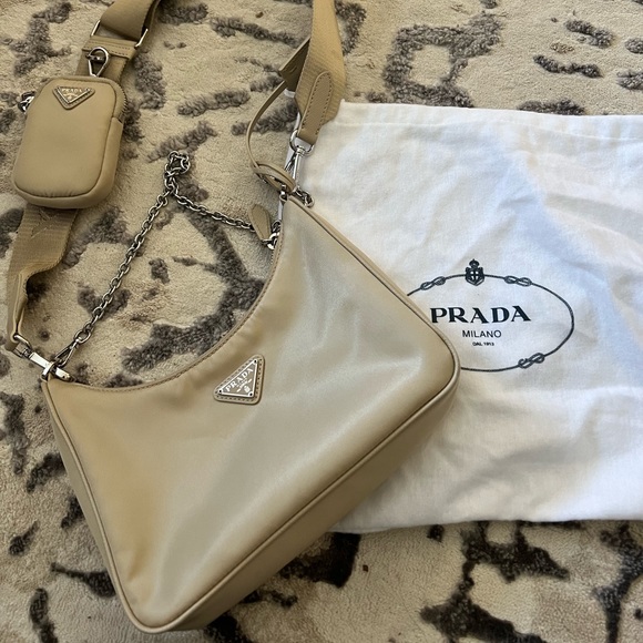 Prada re-nylon pouchette crossbody - Picture 2 of 7